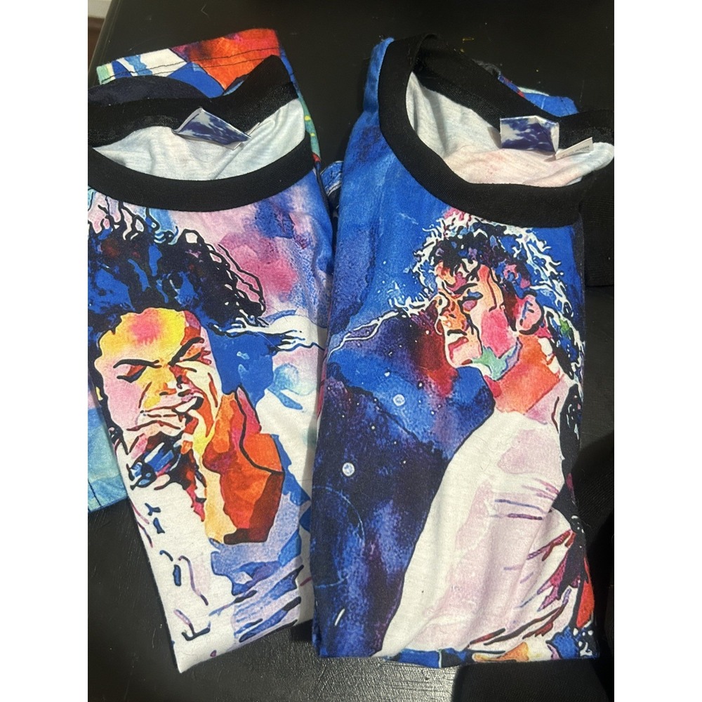 2 Mr 1991 INC & Miss Tee S Michael Jackson Multicolor Unisex T-Shirts M/L